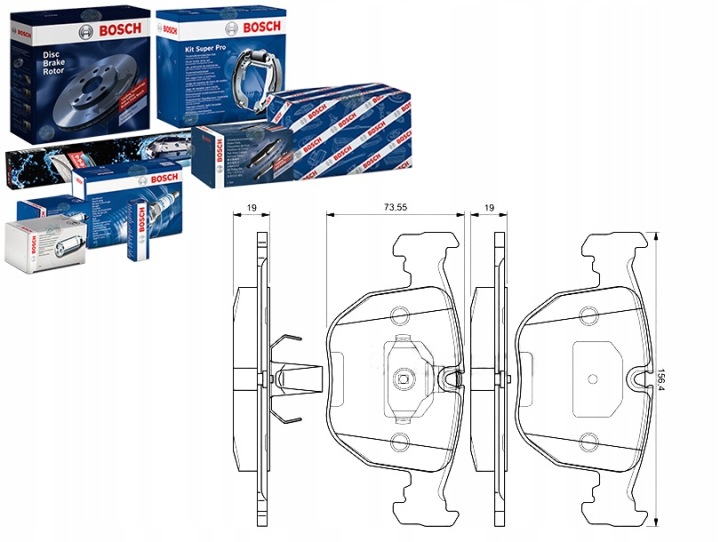 фото №16, Гальмівні колодки гальмівні bosch 0986494028 21486.19.3
