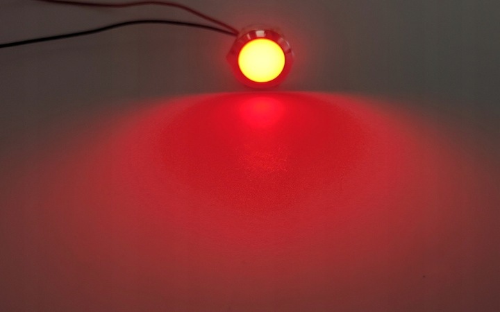 фото №6, Индикатор панели распределительной led 12v 22mm красная