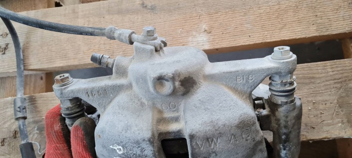 фото №10, Q3 83a супорт затискачі гальмівні диски перед 2.0 tfsi 340mm s3 8v 8y a3 vw