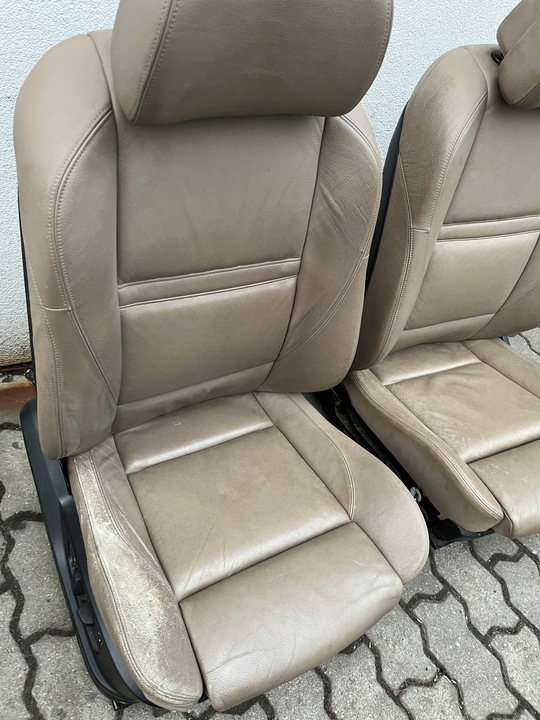фото №5, Bmw x5 e70 кожа сиденья sport диван защита колонки camel