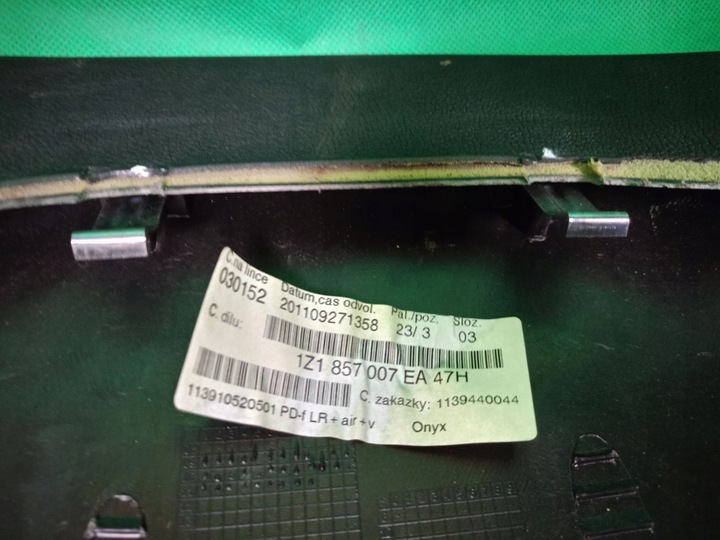 фото №14, Панель раздаточная air bag skoda octavia ii fl рестайлинг