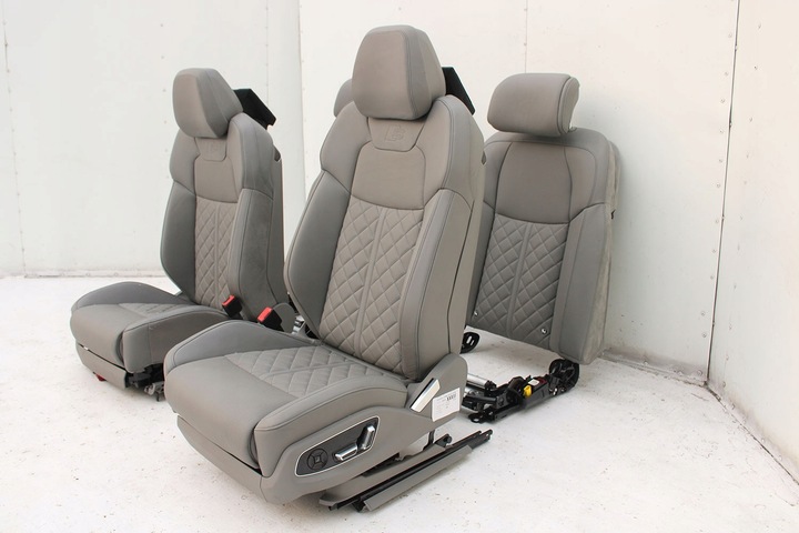 фото №6, Audi a8 4n d5 сиденья комплект сидений сидений сиденье обивка valcona + b