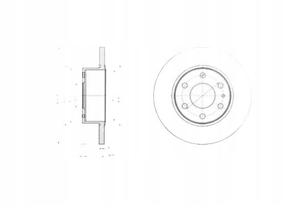фото №4, Kpl. диск гальмівних delphi bg4165