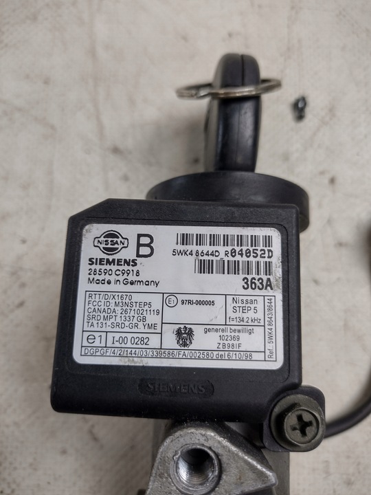 фото №7, Замок зажигания ключ nissan almera tino 1,8 16v