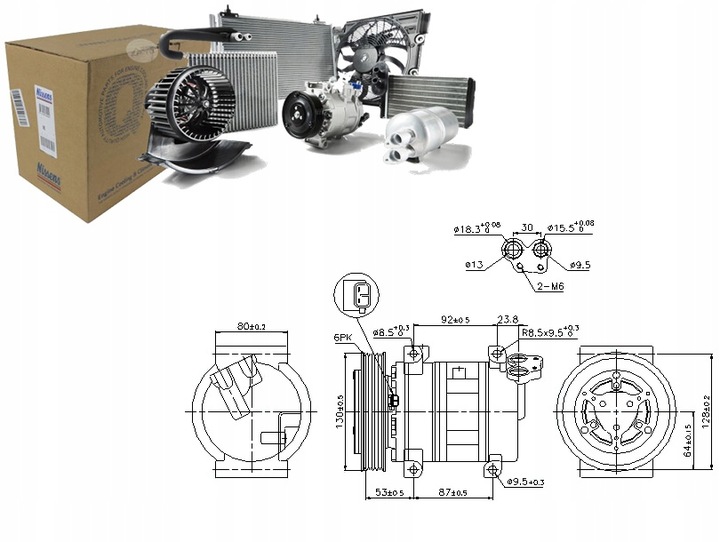 фото №1, Компресор кондиціонера fiat bravo ii 1.9 d multije