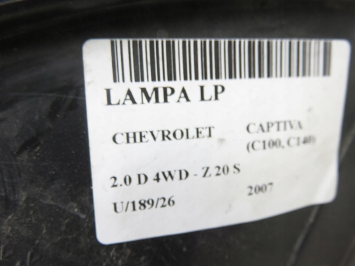 фото №9, Фара левая передняя chevrolet captiva c100, c140