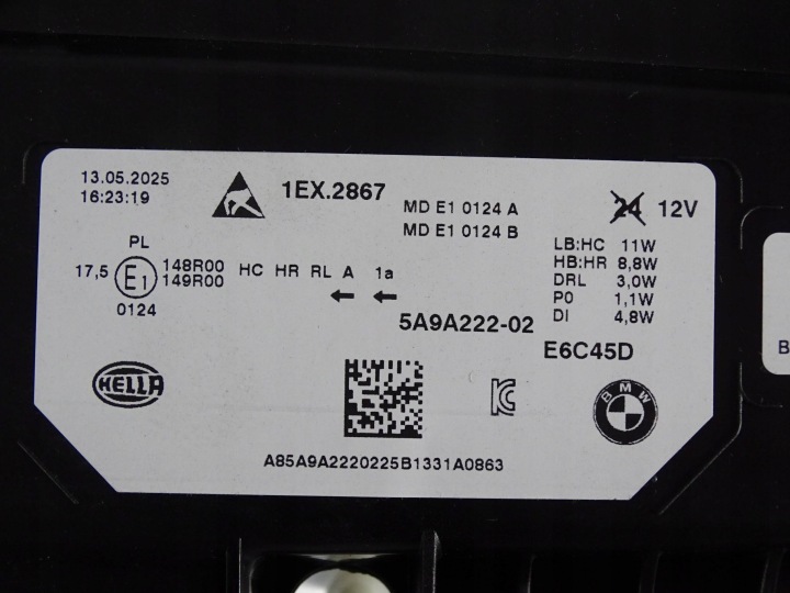фото №7, Фара передняя передняя правая bmw x1 u11 5a9a222-02 pjt14309