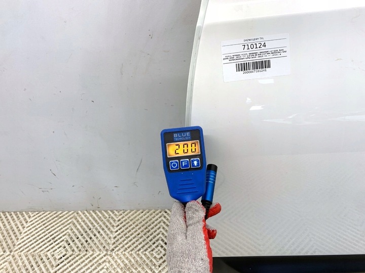 фото №9, Двері лівий зад nissan qashqai j10 crossover 06-14 білий суцільний