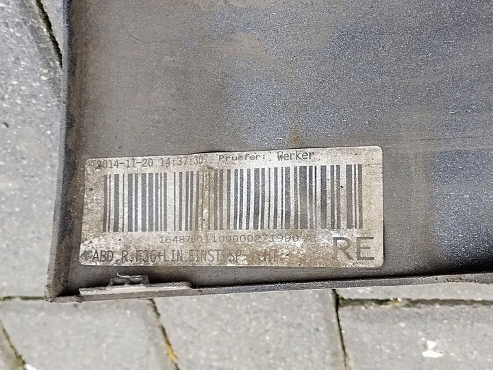 фото №14, Bmw 4 f36 gran купе 14-17 правая планка пороговая 7314640 a83 glacier серебро