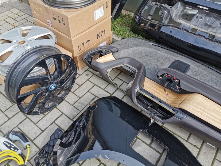 фото №12, Каркас дверь левый, крыло, płat дверь bmw i3