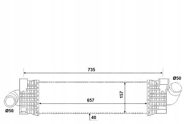 фото №2, Nrf інтеркулер ford focus 1,6-2,0 tdci