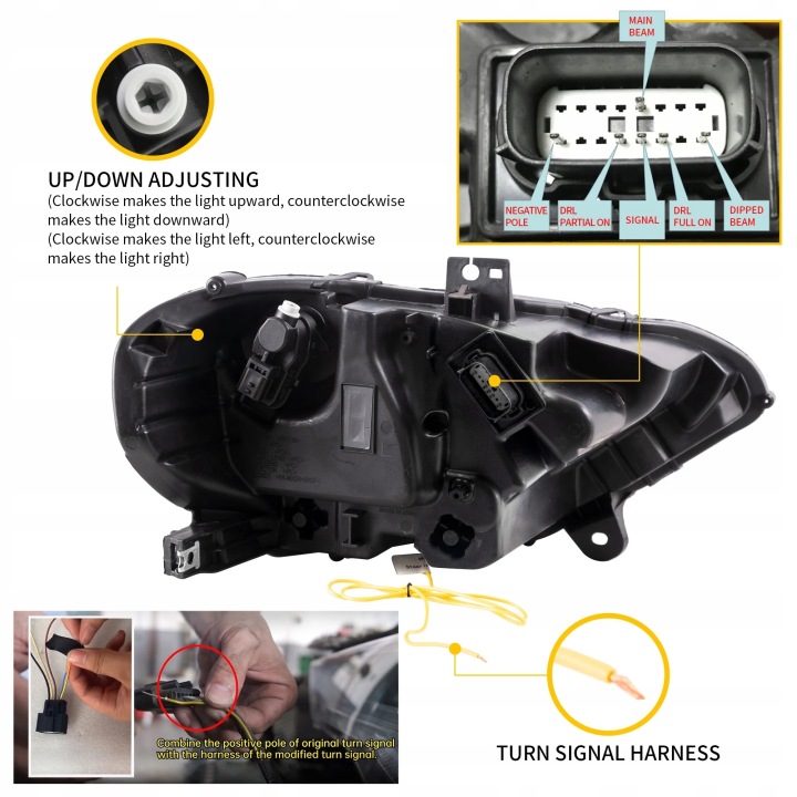 фото №15, Фары лампы kpl vland led тюнинг европа ford mustang vi 6 рестайлинг 18- z24