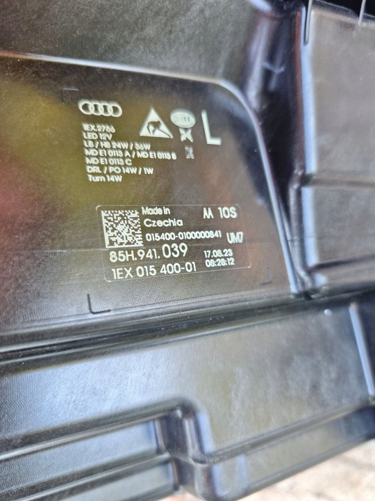 фото №15, Фара комплект audi q6 e-tron 85h941040 комплектные