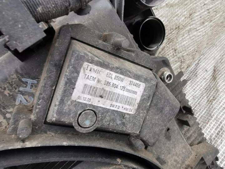 фото №8, Mercedes ml w164 05-11 3.0 cdi радіатор комплект вентилятор вода кондиціонер