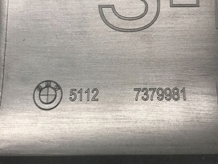 фото №9, Накладка спойлер бампера зад bmw x1 f48 s-line