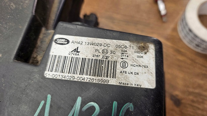 фото №10, Range rover l322 рестайлинг vogue ah42-13w029-dc лампа передняя правая