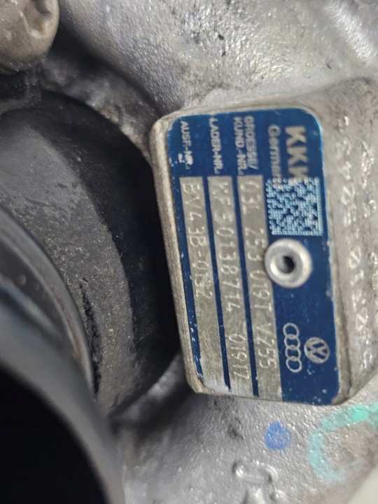 фото №12, Турбокомпрессор audi a3 2008r, 2.0 дизель 03l253019t