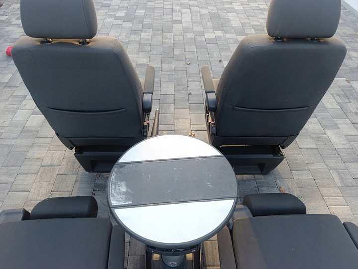 фото №15, Vw t5 t5 рестайлинг t6 комплект сидений сиденья multivan столик диван антрацит