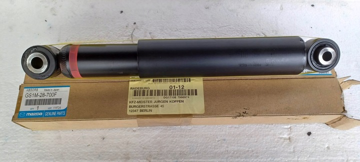 фото №1, Амортизатор телескопический оригинальный номер mazda 6 gh gs1m-28-700f