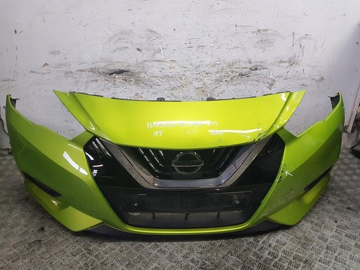 фото №1, Бампер переднее перед противотуманные фары tejal micra k14