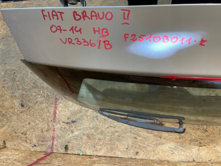 фото №11, Fiat bravo ii 2 07-14 hb кришка багажника зад задня скло vr 336/b
