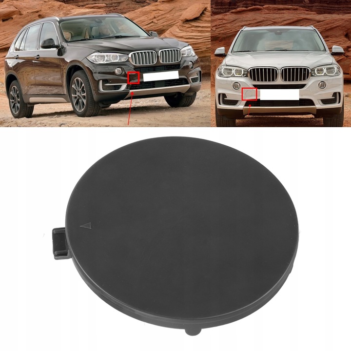 фото №12, Заглушка фаркоп буксировочный передней бампера 51117378591 заменитель