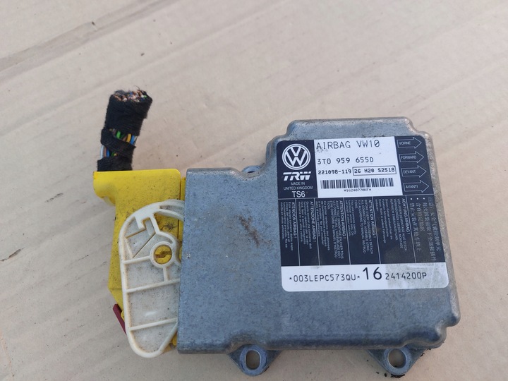 фото №12, Skoda superb ii 2 рестайлинг подушка безопасности подушка pas ремни 3t0880201g 3t0880204b