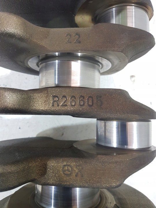 фото №13, Wał коленчатый r26605 mercedes a-klasa w169 w245 2.0t 266980