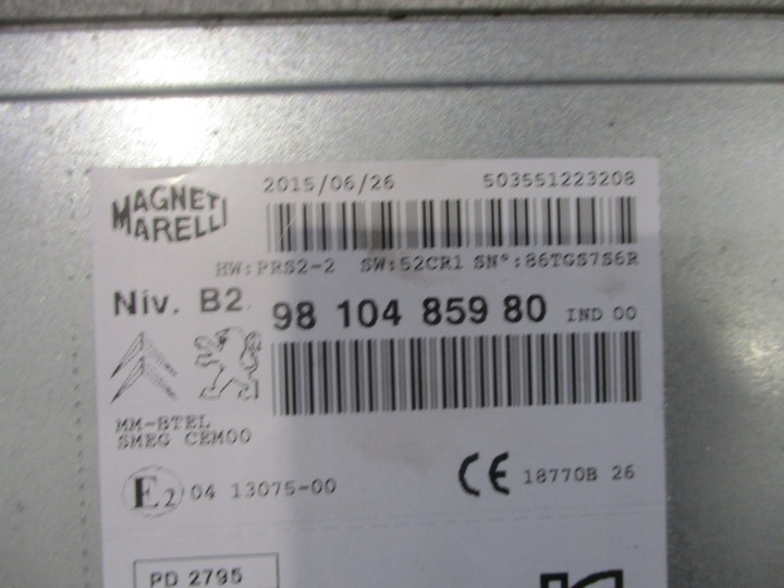 фото №2, Радио cd радиопроигрыватель c4 grand picasso ii 9810485980