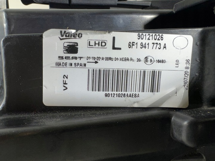 фото №14, Seat ibiza v 6f повний led лампа ліва перед фара eur - гарна