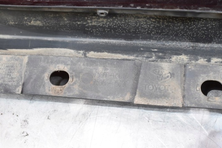 фото №13, Накладка пороговая левая 209 75860-05010 toyota avensis t27 универсал 09-11