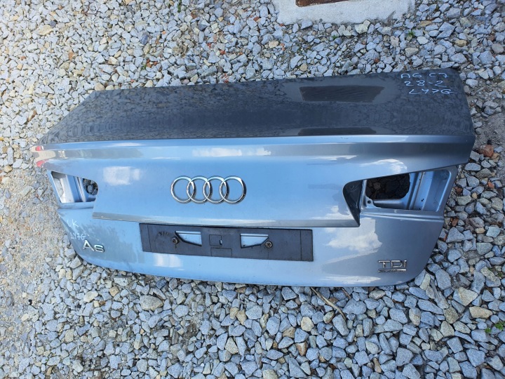 фото №12, Audi a6 c7 крышка зад багажника sedan цвет ly7g 4g5827023c 28-2