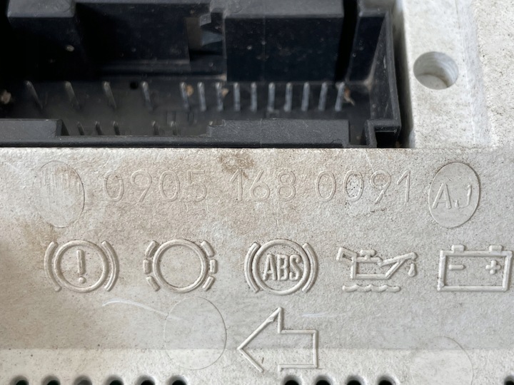 фото №7, Спідометр  прилади mercedes w168 a-klasa 09051680091