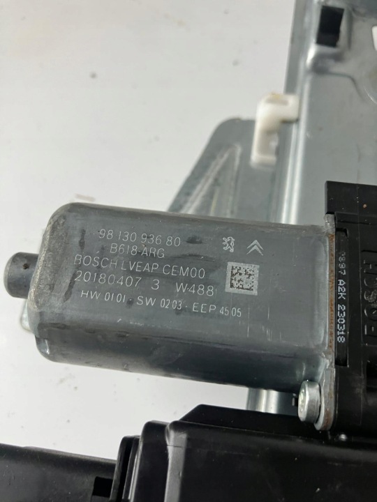 фото №7, Підйомник вікна ліве зад citroen c3 iii 9813093680