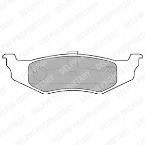 фото №2, Lp1515 delphi гальмівні колодки гальма chrysler pt