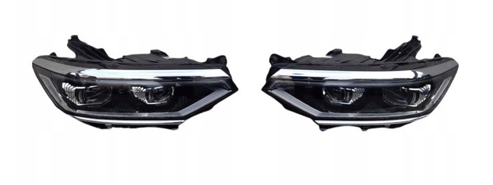 фото №7, Vw passat b8 3g рестайлінг 19-23 комплектний перед капот лампа led бампер крило