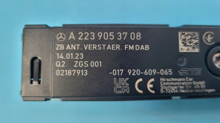 фото №8, Mercedes eqe 350+ 23r модуль усилитель антенны a2239053708