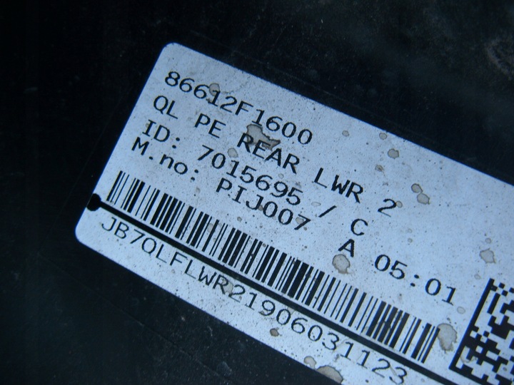 фото №10, Kia sportage iv 4 рестайлінг 18- бампер зад 86612f1600