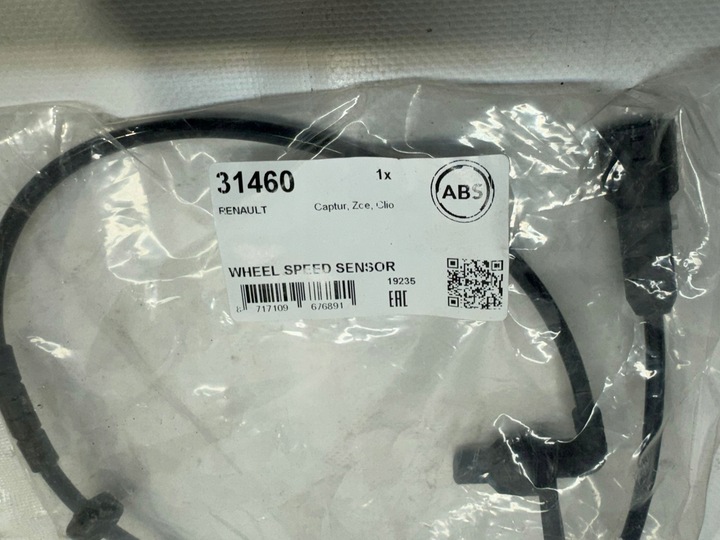 фото №2, Renault zoe clio captur датчик скорость оборотная колёса a.b.s. 31460