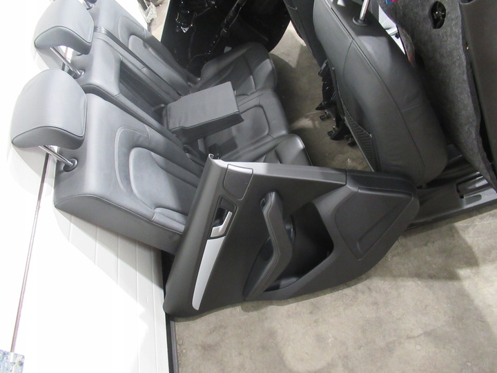 фото №7, Audi q5 i 1 8r сиденье диван обивка чёрная кожа