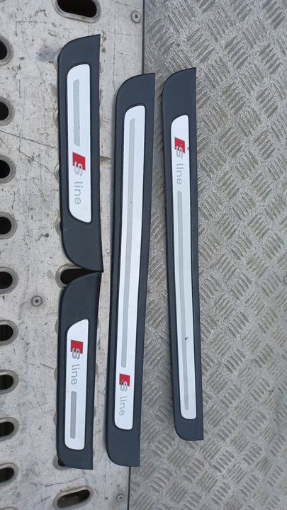 фото №1, Планки накладки пороговые s-line audi a7 4g комплект