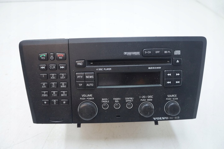 фото №1, Volvo s60 i v70 ii xc70 радіо radioodtwaracz cd оригінальний номер hu 803 30657638