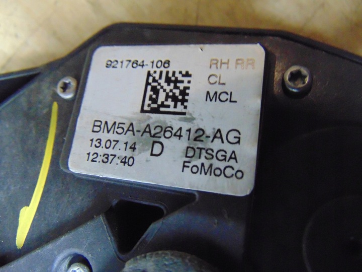 фото №10, Замок правий двері розсувні ford courier 2014-