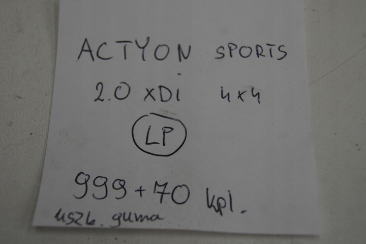 фото №9, Actyon 13- поворотный кулак левая передняя 4x4 2.0 xdi