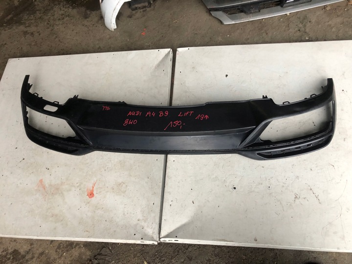 фото №1, Audi a4/b9 рестайлинг 8w0807521 накладка спойлер диффузор бампер зад