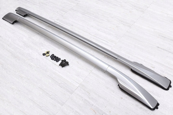 фото №6, Toyota rav4 iii 2005-2012 сріблястий рейлінги дахові стиль oem