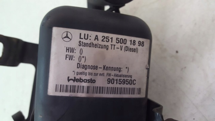 фото №9, Вебасто mercedes w251 3,0 cdi