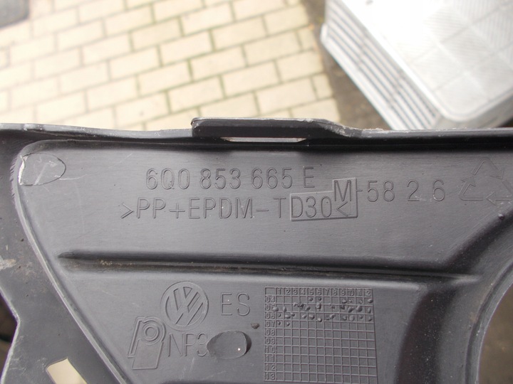 фото №12, Галоген протитуманні фари протитуманні лівий праві решітка vw polo 9n рестайлінг 05-09r