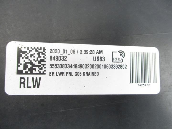 фото №8, Спойлер накладка низ дифузор бампера зад bmw x5 g05 51127425472