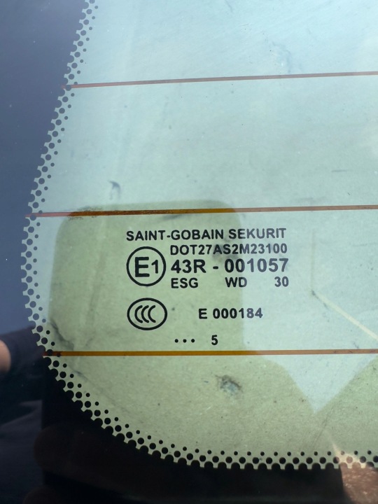 фото №8, Скло зад w кришка багажника mercedes a w178 1687400457 oem номер